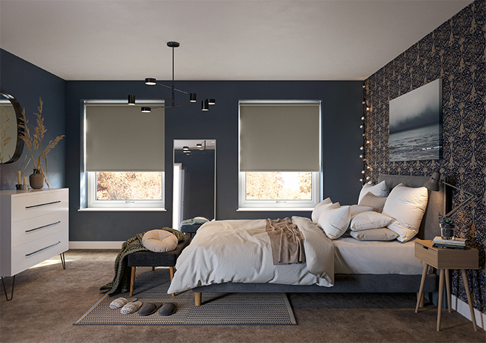 Trapani (Blackout), Espresso - Twist&Fit Roller Blind - Image 8